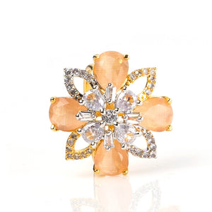 Bouquet 1 Ct Bridal Ring