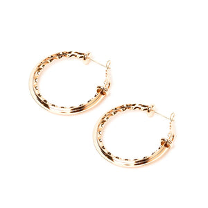 Large Gold Plated Hoop Earcuffs (35mm)