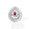 1 Ct Bridal Eternity Ring (Red)