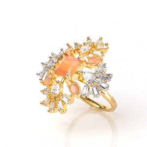 1 Ct Cinderella Bridal Ring