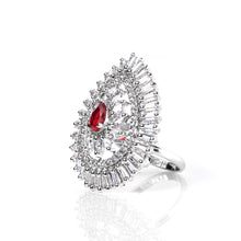 Load image into Gallery viewer, 1 Ct Bridal Eternity Ring (Red)
