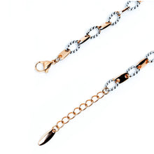 Load image into Gallery viewer, Two Tone Link bracelet (Copper)
