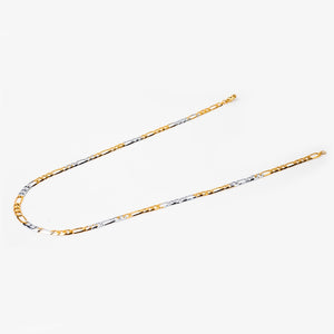 Figaro Two Tone Chain 3mm