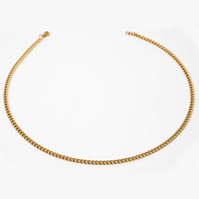 Load image into Gallery viewer, 3MM Cuban Link Chain Gold Plated (19 inch)
