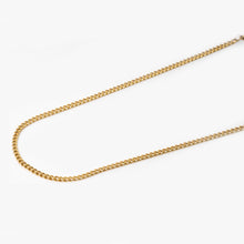 Load image into Gallery viewer, 3MM Cuban Link Chain Gold Plated (19 inch)
