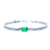 Green diamond Illusion Bracelet