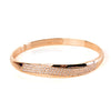 Baguette Diamond Copper Bangle