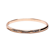 Load image into Gallery viewer, Cubic Zircon Bangle (Brass)
