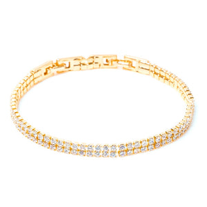 Double Strand Diamond Bracelet