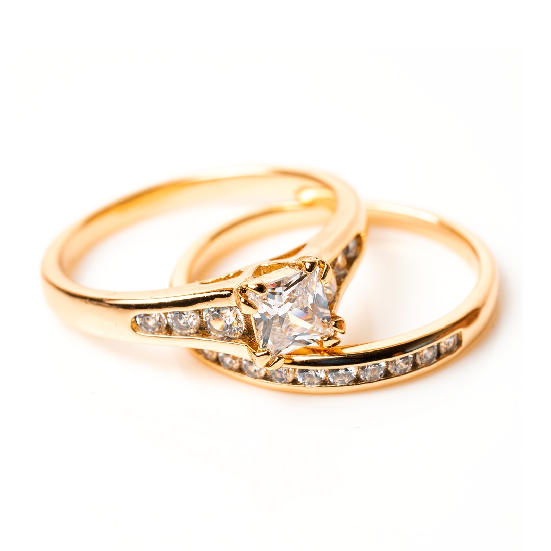 Eternal Diamond Cushion Cut Ring (Brass)