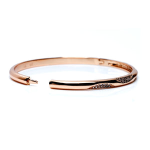 Cubic Zircon Bangle (Brass)