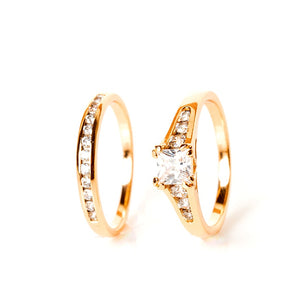 Eternal Diamond Cushion Cut Ring (Brass)