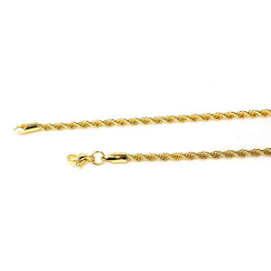 24 Inch Brass Rope Chain (Copper)