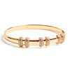 Diamond Hinged Bangle (Copper)