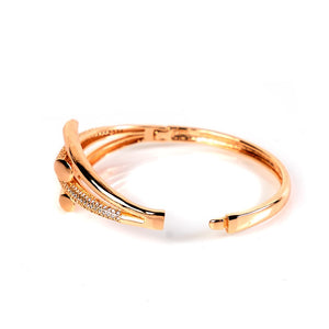 Dove-Cross Bangle (Brass)