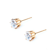 Load image into Gallery viewer, Diamond Cut Brass Studs (8mm)
