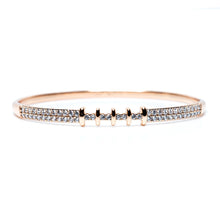 Load image into Gallery viewer, Gemstone Studded Copper Bangle
