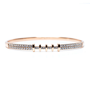 Gemstone Studded Copper Bangle