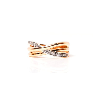 Bouquet Double Ring (Brass)