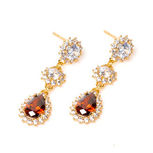 Load image into Gallery viewer, Red Quartz Earring (33mm)
