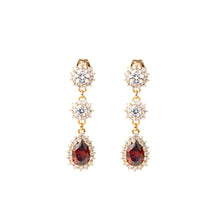 Load image into Gallery viewer, Red Quartz Earring (33mm)
