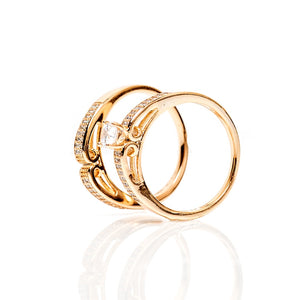 Cygnus Double Ring (Brass)