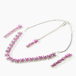 Pink Diamond Bridal Set