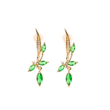 Load image into Gallery viewer, Green Petal Earring (28mm)
