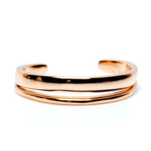 Load image into Gallery viewer, Gold Plated Double Facet Adjustable Ring (Brass)
