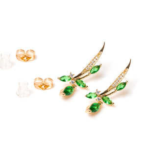 Green Petal Earring (28mm)