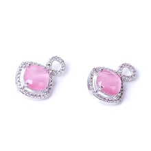 Load image into Gallery viewer, Pink Wave Drop 1 Carat Set
