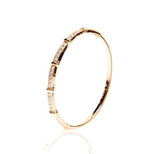 Load image into Gallery viewer, Diamond Gold Plated Bangle (Copper) Size DO (2.4)
