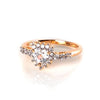 Diamond Studded Heart Ring