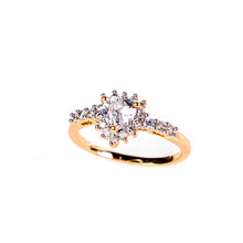 Load image into Gallery viewer, Diamond Studded Heart Ring
