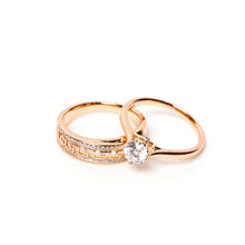 Load image into Gallery viewer, White Sapphire Double Ring (Copper)
