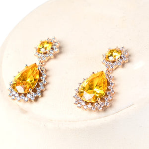 Honey Emerald Earring (30mm)