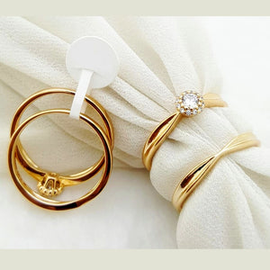 Vintage double Ring (Brass)