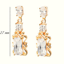 Load image into Gallery viewer, Vintage Style Cubic Zirconia Earring (27mm)
