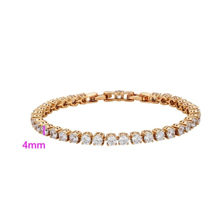 Diamond tennis Bracelet 4mm