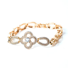 Load image into Gallery viewer, Pedestal Flower Diamond Bracelet (Copper)
