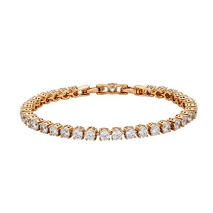 Diamond tennis Bracelet 4mm (Copper)