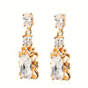 Vintage Style Cubic Zirconia Earring (27mm)