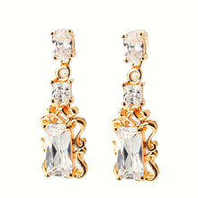 Load image into Gallery viewer, Vintage Style Cubic Zirconia Earring (27mm)
