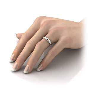 Silver Plain Band Ring