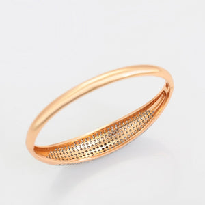 Openable Diamond Studded Copper Bangle