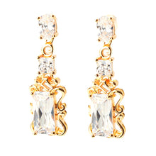 Load image into Gallery viewer, Vintage Style Cubic Zirconia Earring (27mm)
