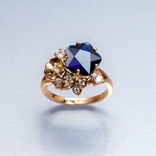 Load image into Gallery viewer, Black and Blue Ring - vistoso.pk
