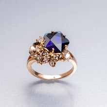 Load image into Gallery viewer, Black and Blue Ring - vistoso.pk
