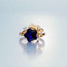 Load image into Gallery viewer, Black and Blue Ring - vistoso.pk
