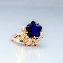 Load image into Gallery viewer, Black and Blue Ring - vistoso.pk
